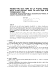 Báo cáo nghiên cứu khoa học: "NGHIÊN CỨU QUÁ TRÌNH XỬ LÝ PHENOL TRONG NƯỚC BẰNG PHƯƠNG PHÁP OXI HÓA ĐIỆN HOÁ TRÊN ĐIỆN CỰC PbO2"