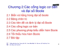 Bài giảng kỹ thuật số - Chương 2