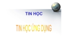 BÀI TẬP TIN HỌC ỨNG DỤNG - ĐH Bách Khoa HN