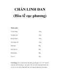 CHẤN LINH ĐAN (Hòa tễ cục phương) 