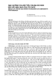 Báo cáo nghiên cứu khoa học: "ẢNH HƯỞNG CỦA BỘ TIÊU CHUẨN ISO 9000 ĐỐI VỚI HIỆU QUẢ CỦA TỔ CHỨC"