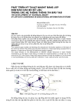 Báo cáo nghiên cứu khoa học: "PHÁT TRIỂN KỸ THUẬT MAONT BẰNG JSP ĐẢM BẢO GẮN BÓ DỮ LIỆU TRONG CÁC HỆ THỐNG THÔNG TIN ĐÀO TẠO"