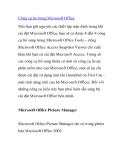 Công cụ ẩn trong Microsoft Office máy tính