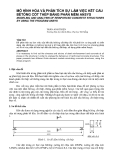 Báo cáo nghiên cứu khoa học: "MÔ HÌNH HÓA VÀ PHÂN TÍCH SỰ LÀM VIỆC KẾT CẤU BÊTÔNG CỐT THÉP BẰNG PHẦN MỀM ANSYS"