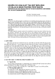 Báo cáo nghiên cứu khoa học: "NGHIÊN CỨU SẢN XUẤT TINH BỘT BIẾN HÌNH CÓ DE=25-35 BẰNG PHƯƠNG PHÁP ENZYM"