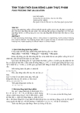 Báo cáo nghiên cứu khoa học: "TÍNH TOÁN THỜI GIAN ĐÔNG LẠNH THỰC PHẨM"