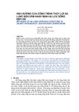 Báo cáo nghiên cứu khoa học: "ẢNH HƯỞNG CỦA CÔNG TRÌNH THỦY LỢI SA LUNG ĐẾN XÂM NHẬP MẶN HẠ LƯU SÔNG BẾN HẢI"