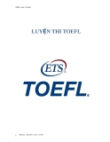 SÁCH  LUYỆN THI TOEFL