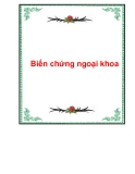 Các Biến chứng ngoại khoa