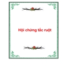 Hội chứng tắc ruột