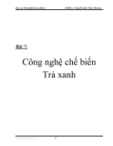 Báo cáo thí nghiệm thực phẩm II - Bài 7