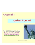 Quản lý dự án - Quản lý chi phí