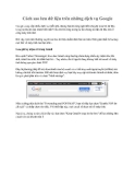 Cách sao lưu dữ liệu trên những dịch vụ Google