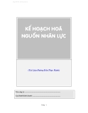 sách hướng dẫn kế hoạch hóa nguồn nhân lực