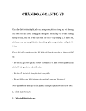 CHẨN ĐOÁN GAN TO Y3 