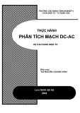 PHÂN TÍCH MẠCH DC-AC HỆ CAO ĐẲNG ĐIỆN TỬ -ThS NGUYỄN CHƯƠNG ĐỈNH