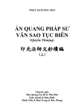 ẤN QUANG PHÁP SƯ VĂN SAO TỤC BIÊN (Quyển Thượng) Phần 1