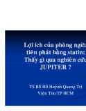 Lôïi ích cuûa phoøng ngöøa tieân phaùt bang statin: tien phat baèng Thaáy g q nghieân