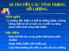 Chương 4: DI TRUYỀN CÁC TÍNH TRẠNG SỐ LƯỢNG