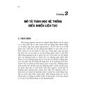 Lý thuyết điều khiển tự động - Chương 2   MÔ TẢ TOÁN HỌC HỆ THỐNG ĐIỀU KHIỂN LIÊN TỤC