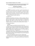 Báo cáo nghiên cứu khoa học: "INFLUENCE OF PARAFIN CONCENTRATION ON THE SEDIMENTATION OF DISPERSED PARTICLES IN THE PETROLEUM MEDIA"