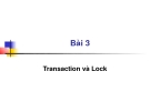 Bài 3 Transaction và Lock