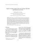 Báo cáo nghiên cứu khoa học: " Impacts of climate change on the flow in Hong-Thai Binh and Dong Nai river basins"