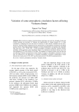 Báo cáo nghiên cứu khoa học: "Variation of some atmospheric circulation factors affecting Vietnam climate"