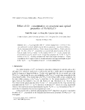 Báo cáo nghiên cứu khoa học: "Effect of Cr$^{3+}$ concentration on structural and optical properties of ZnAl$_2$O$_4$:Cr$^{3+}$"