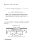 Báo cáo nghiên cứu khoa học: " Verification of hazard, race and deadlock in GALS-circuit"