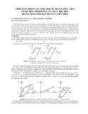 Báo cáo nghiên cứu khoa học: "TÍNH TOÁN ĐỘNG LỰC HỌC KHUNG PHẲNG ĐÀN - DẺO CÓ KỂ ĐẾN ẢNH HƯỞNG CỦA LỰC DỌC ĐẾN TRẠNG THÁI GIỚI HẠN DẺO CỦA TIẾT DIỆN"