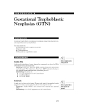 HIGH-YIELD FACTS IN - Gestational Trophoblastic Neoplasias  