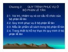 Bài giảng Quy trình phục vụ trong khách sạn, nhà hàng - Chương 2: Quy trình phục vụ ở bộ phận lễ tân