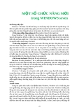 MỘT SỐ CHỨC NĂNG MỚI TRONG WINDOWS SEVEN