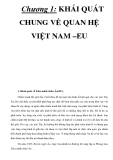 Chương 1: KHÁI QUÁT CHUNG VỀ QUAN HỆ VIỆT NAM –EU _P4