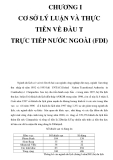 CHƯƠNG I CƠ SỞ LÝ LUẬN VÀ THỰC TIỄN VỀ ĐẦU T TRỰC TIẾP NƯỚC NGOÀI_P3