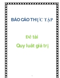 Đề tài: Quy luật giá trị