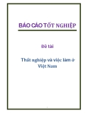 Đề tài: Thất nghiệp và việc làm ở Việt Nam