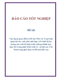 Đề tài: Vận dụng quan điểm triết học Mác xit về qui luật quan hệ sản xuất phải phù hợp với trình độ lực lượng sản xuất để phát triển những thành tựu, hạn chế trong phát triển kinh tế - xã hội của Việt Nam trong giai đoạn từ đổi mới đến nay