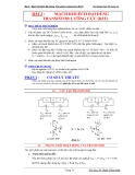 Thí nghiệm điện tử tương tự - Bài 2