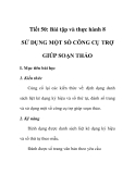 Giáo án tin hoc 10_Tiết 50