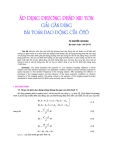 Báo cáo khoa học: "áp dụng ph-ơng pháp Niu tơn giải gần đúng Bài toán dao động của ôtô"