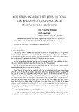 Báo cáo khoa học: "một số kinh nghiệm thiết kế và thi công cọc khoan nhồi qua vùng caster của cầu đá bạc - quốc lộ 10"