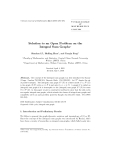 Báo cáo toán học: "Solution to an Open Problem  on the  Integral Sum Graphs"