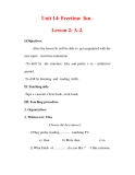 Giáo án Anh văn lớp 7 : Tên bài dạy : Unit 14: Freetime fun . Lesson 2: A-2. 