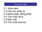 Bài giảng hóa học đại cương - Ankene part 1