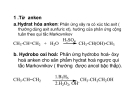 Bài giảng dẫn xuất Hydrocacbone - Dẫn xuất hydroxi (Ancol-Phenol-Ete) part 3