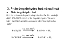Bài giảng dẫn xuất Hydrocacbone - Dẫn xuất hydroxi (Ancol-Phenol-Ete) part 6