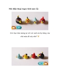 Móc điện thoại Angry bird sum vầy 