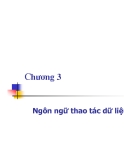 Ngôn ngữ thao tác dữ liệu